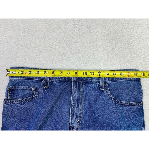 Levis Premium Baggy Dad Jeans Womens 31 Blue Medium Wash High Rise Denim Wide - Picture 14 of 16